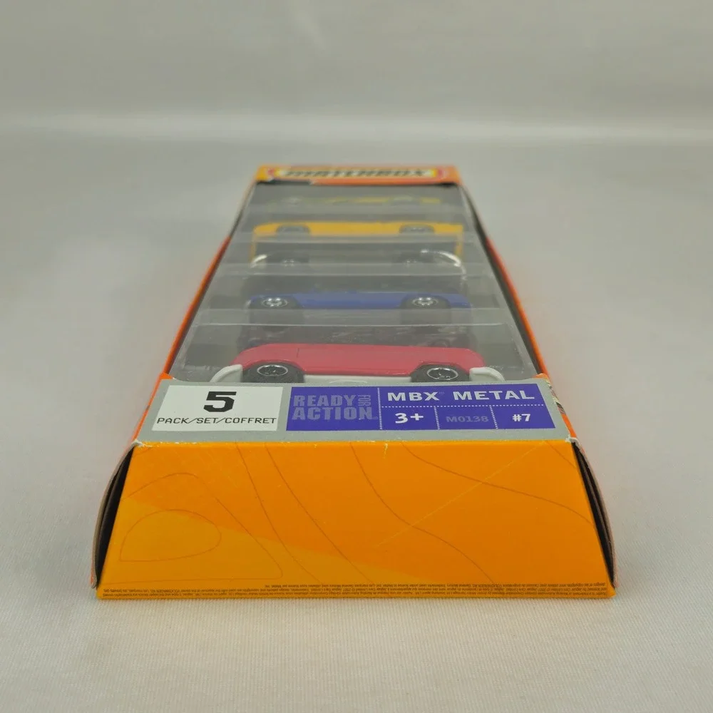 Matchbox MBX Metal 5-Pack DieCast Cars M0138 Jaguar VW Bus Custom Van Set (K240)